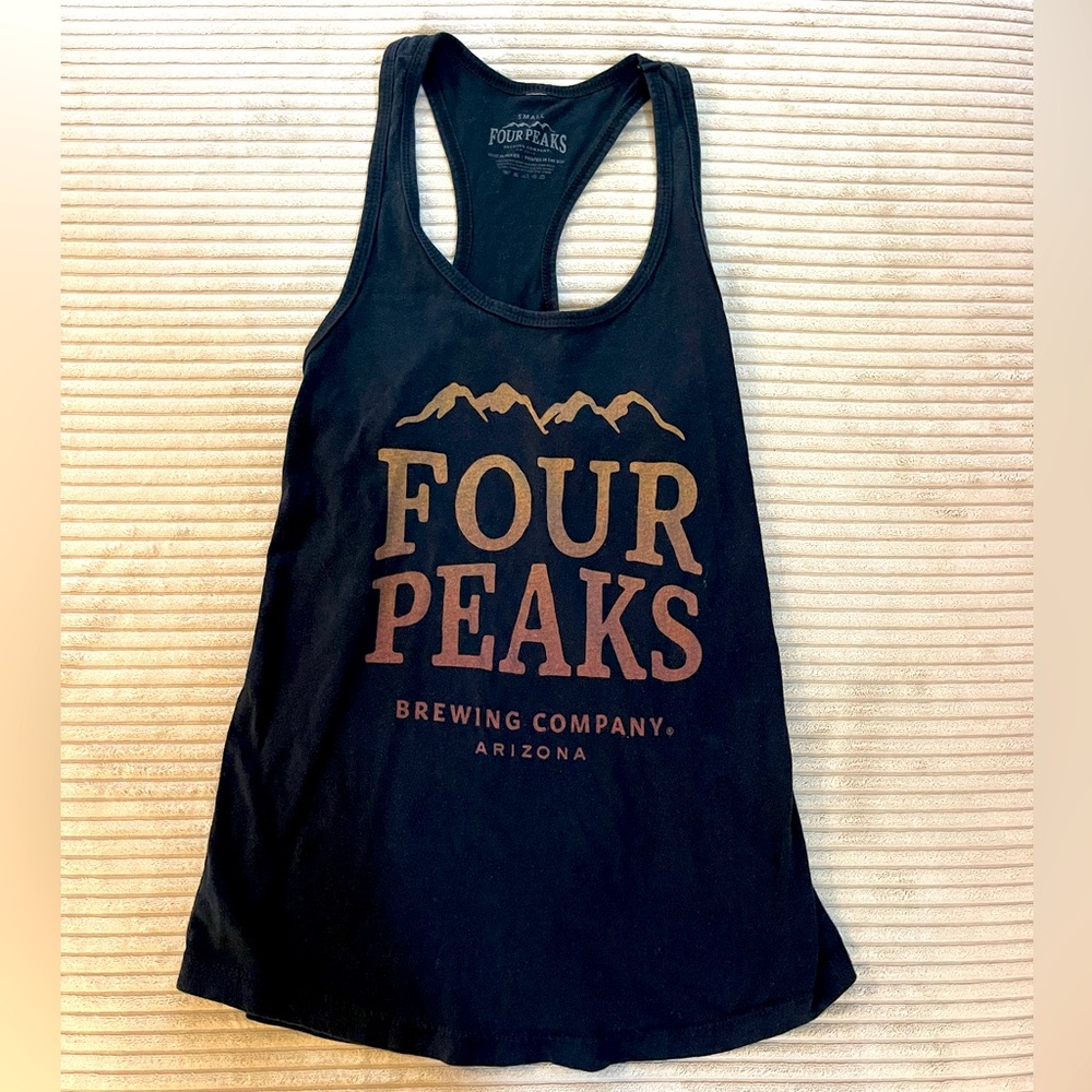 Four Peaks Brewing Company Arizona Brewery Racerback Tank mountain sunset ombré